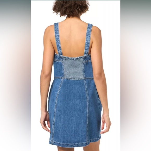 Levi's Women's Drea Dress - Medium Wash XL - Picture 2 of 6